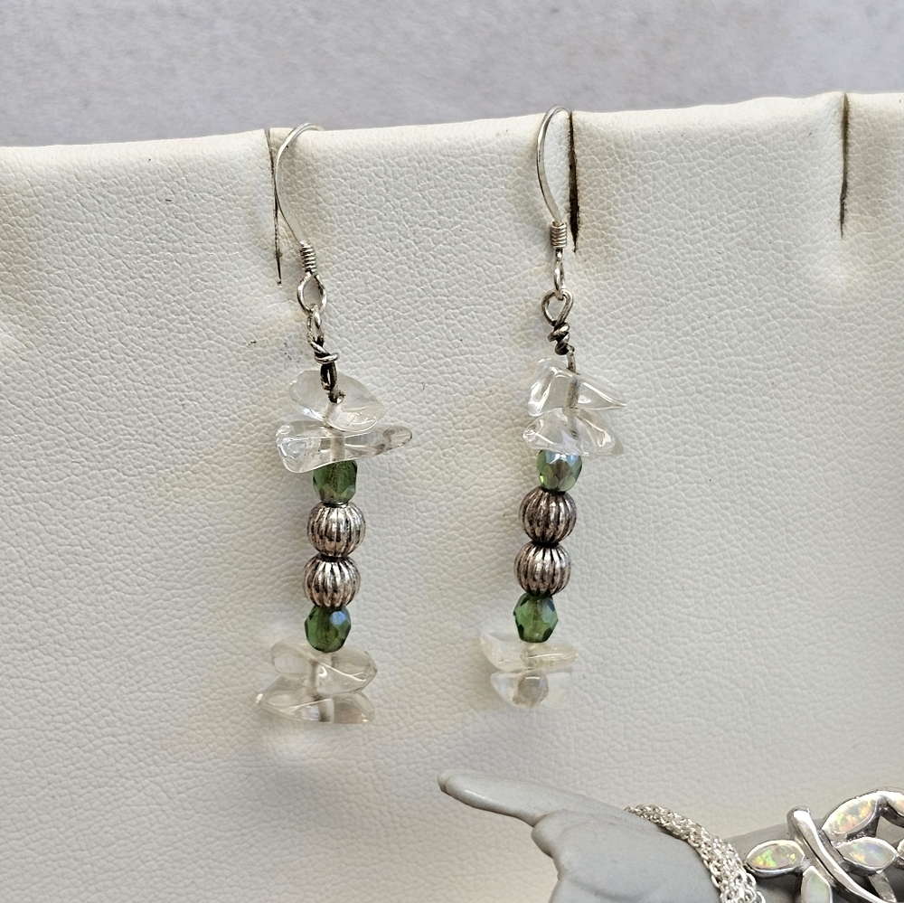 SET! ALL 925 Dragonfly Necklace with 925 Bead Bracelet and 925 Earrings SET! - Picture 10 of 16
